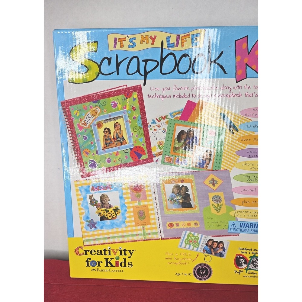Faber Castell It's My Life Creativity For Kids Scrapbook Kit New‎ Gift Beginners